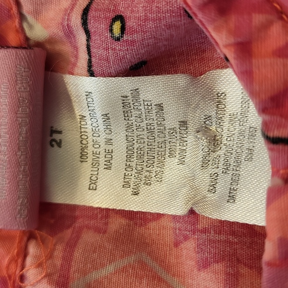 Hello Kitty pink short romper - Picture 3 of 4